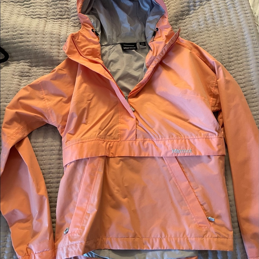 Marmot Pink Pullover raincoat